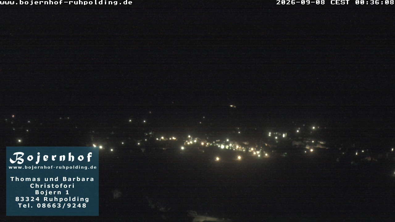 Archiv Foto Webcam Ruhpolding: Unterkunft Bojernhof