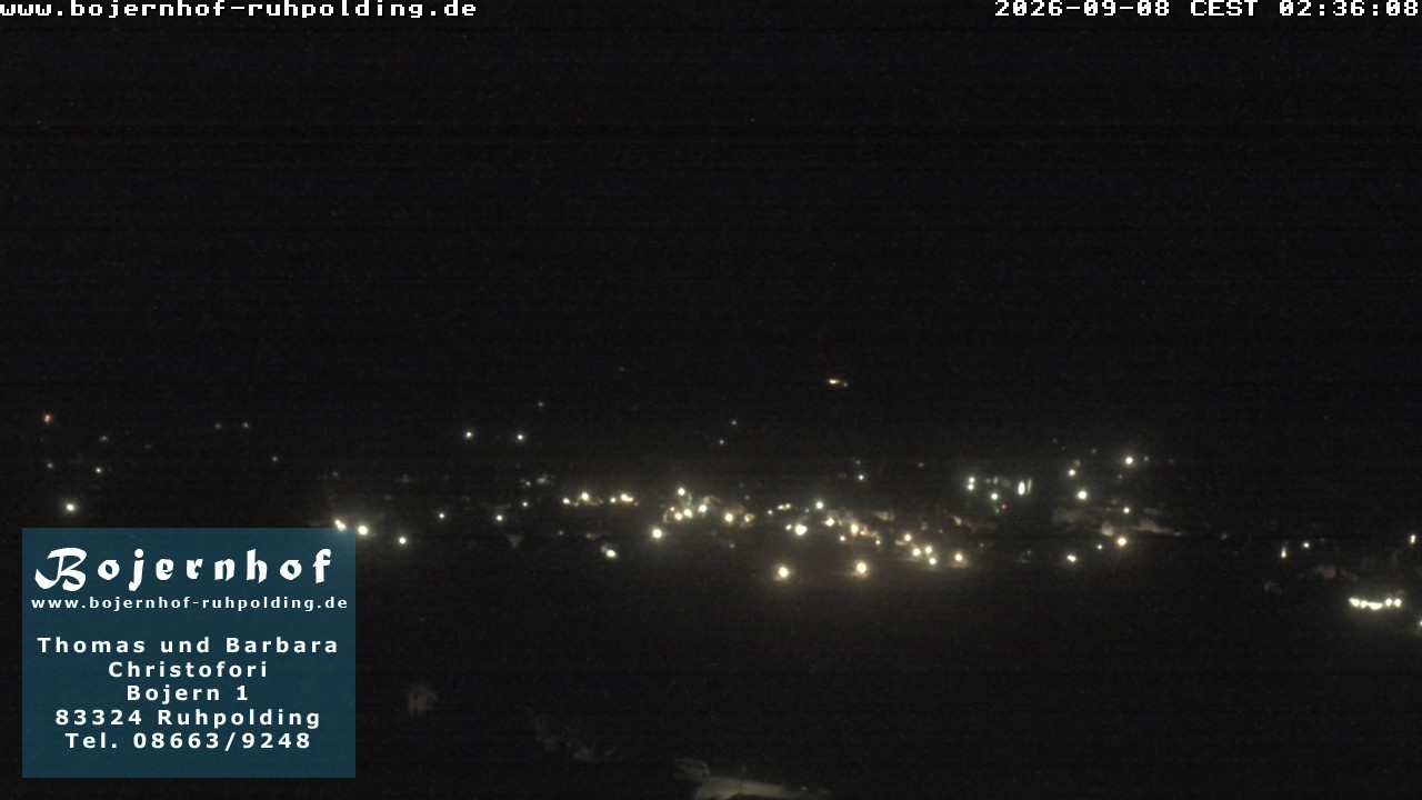 Archiv Foto Webcam Ruhpolding: Unterkunft Bojernhof