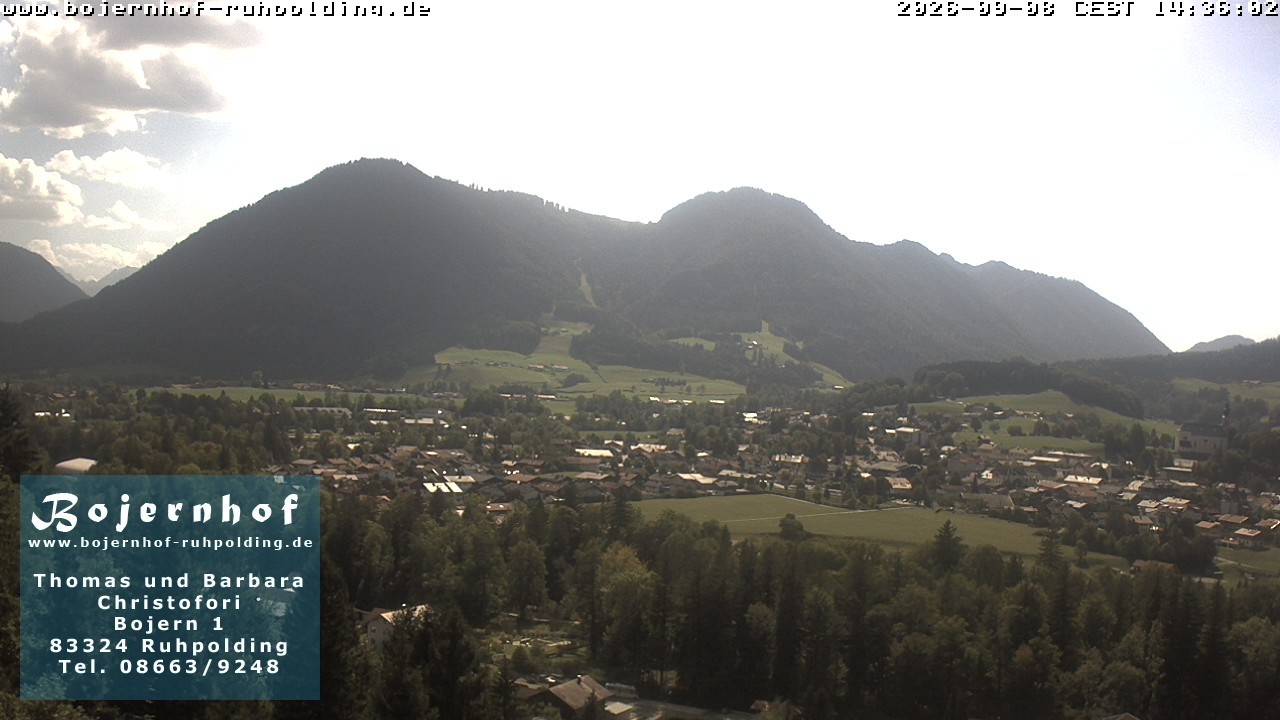 Archiv Foto Webcam Ruhpolding: Unterkunft Bojernhof