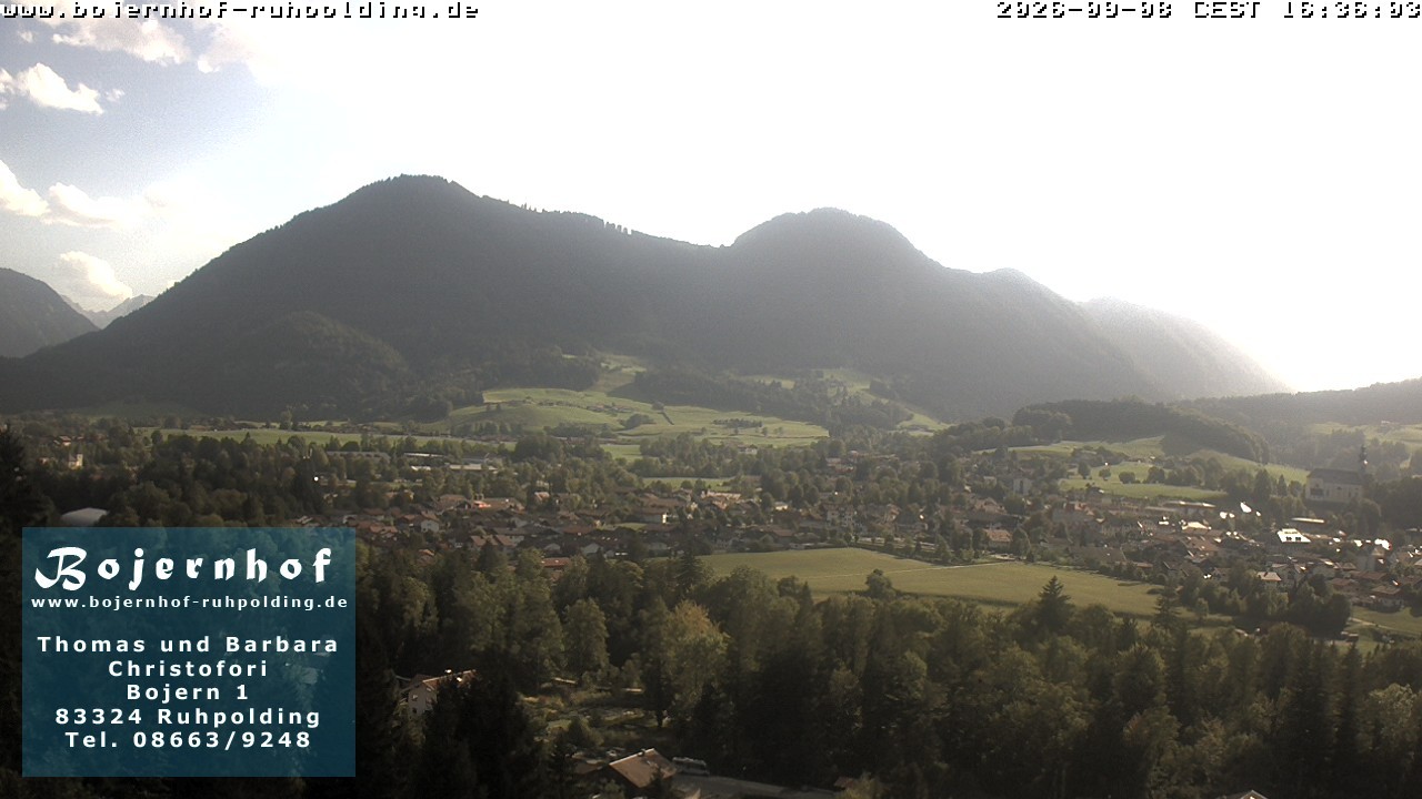 Archiv Foto Webcam Ruhpolding: Unterkunft Bojernhof