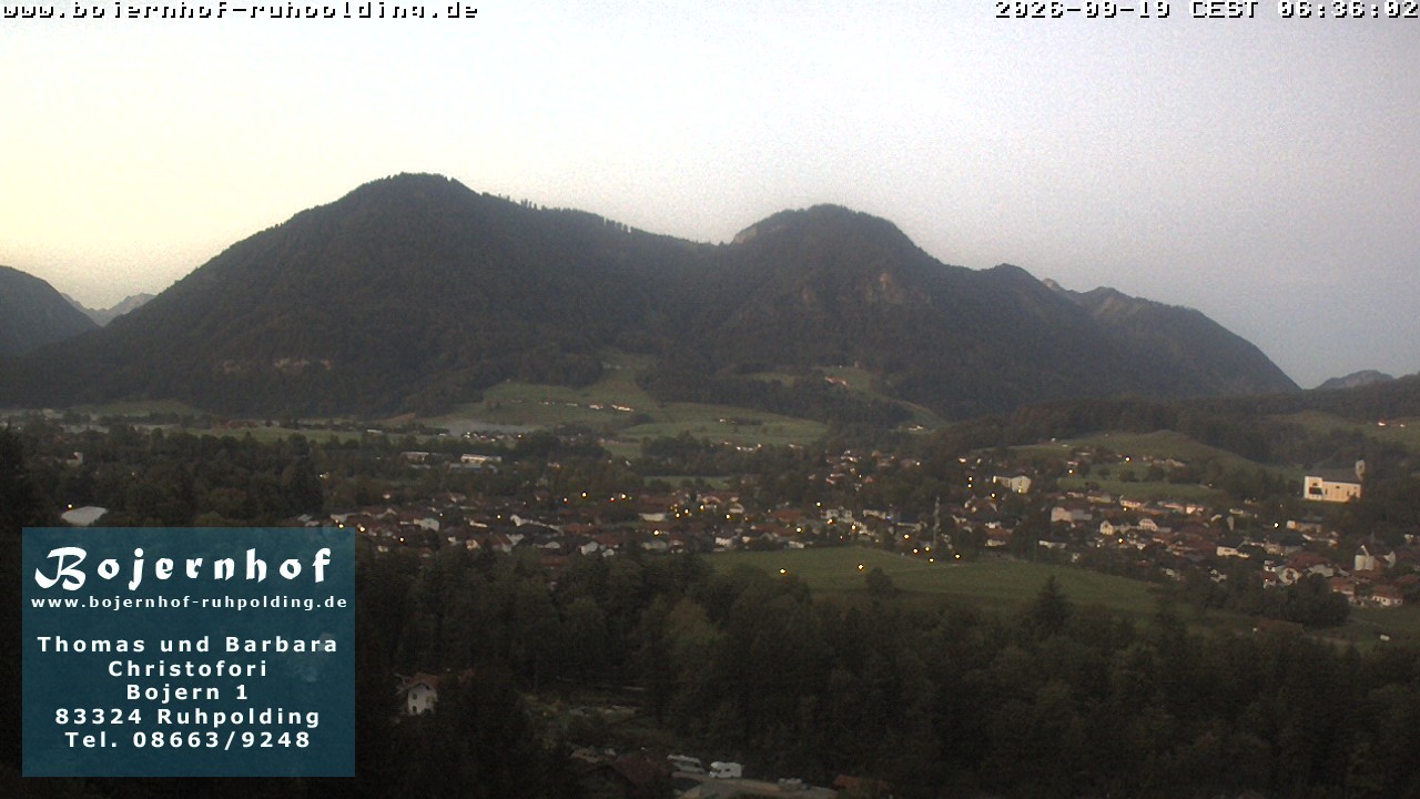 Archiv Foto Webcam Ruhpolding: Unterkunft Bojernhof