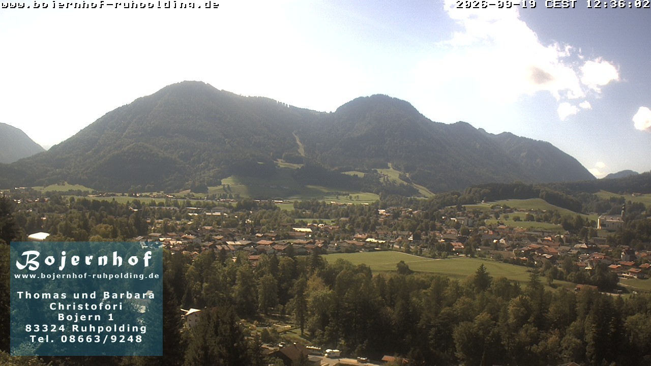 Archiv Foto Webcam Ruhpolding: Unterkunft Bojernhof