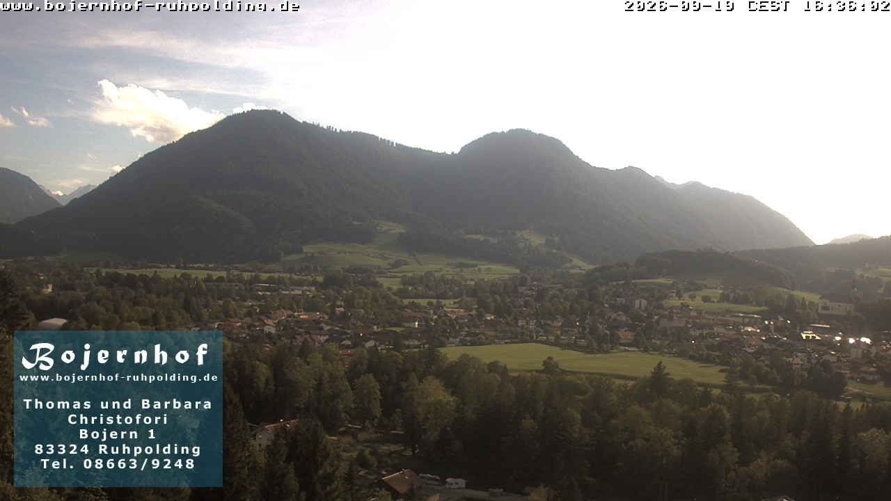 Archiv Foto Webcam Ruhpolding: Unterkunft Bojernhof