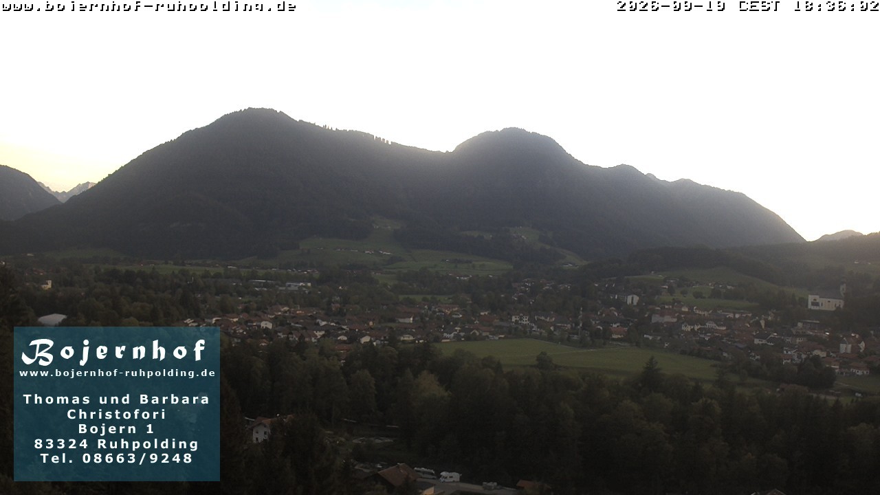 Archiv Foto Webcam Ruhpolding: Unterkunft Bojernhof