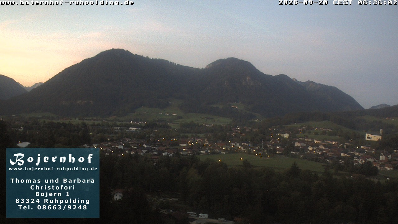 Archiv Foto Webcam Ruhpolding: Unterkunft Bojernhof