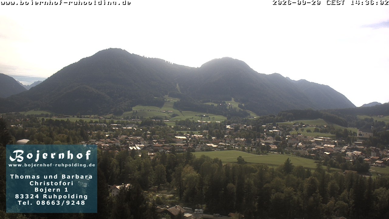 Archiv Foto Webcam Ruhpolding: Unterkunft Bojernhof