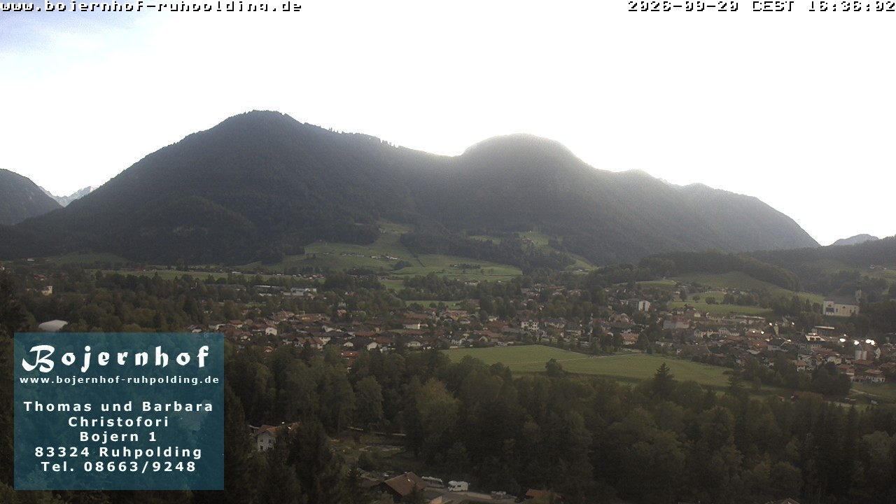 Archiv Foto Webcam Ruhpolding: Unterkunft Bojernhof