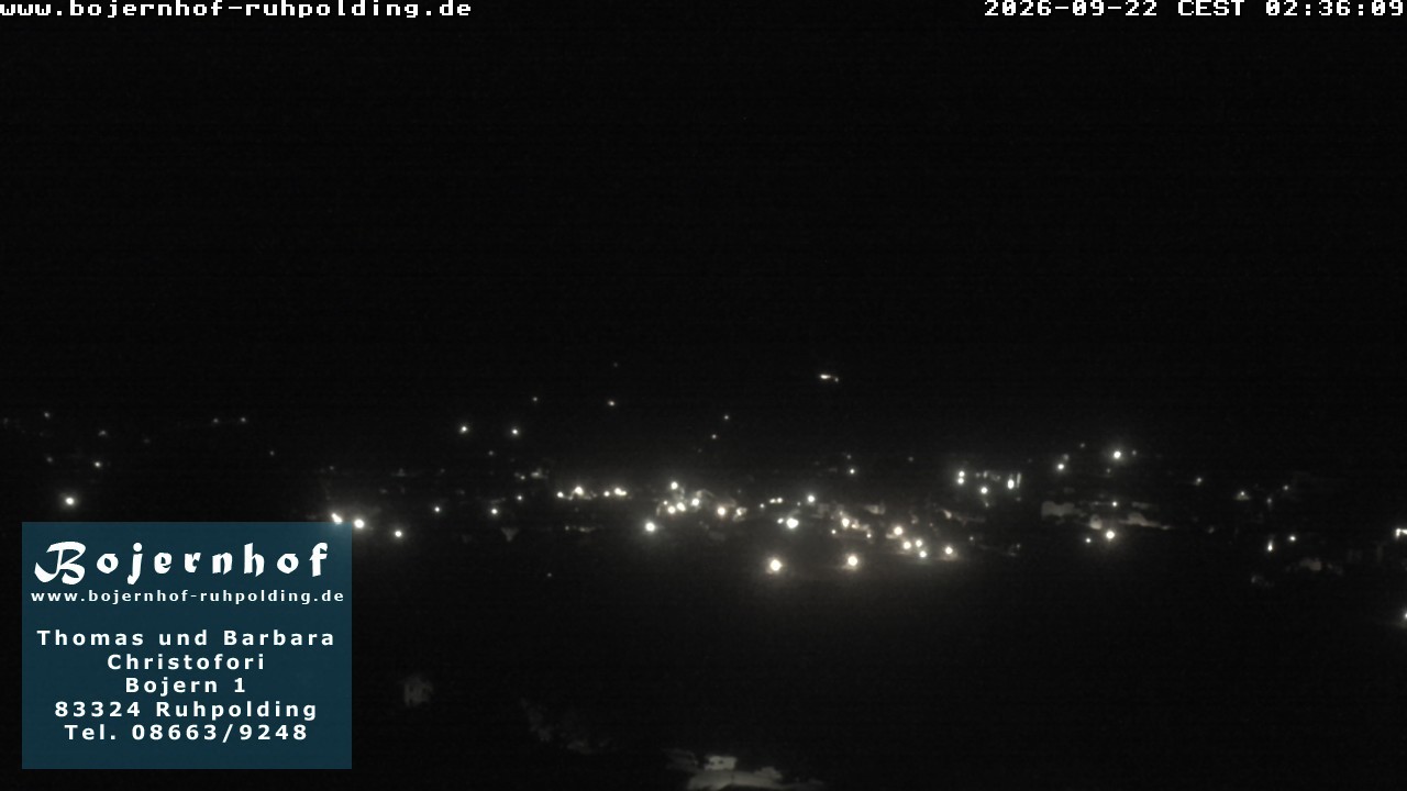 Archiv Foto Webcam Ruhpolding: Unterkunft Bojernhof
