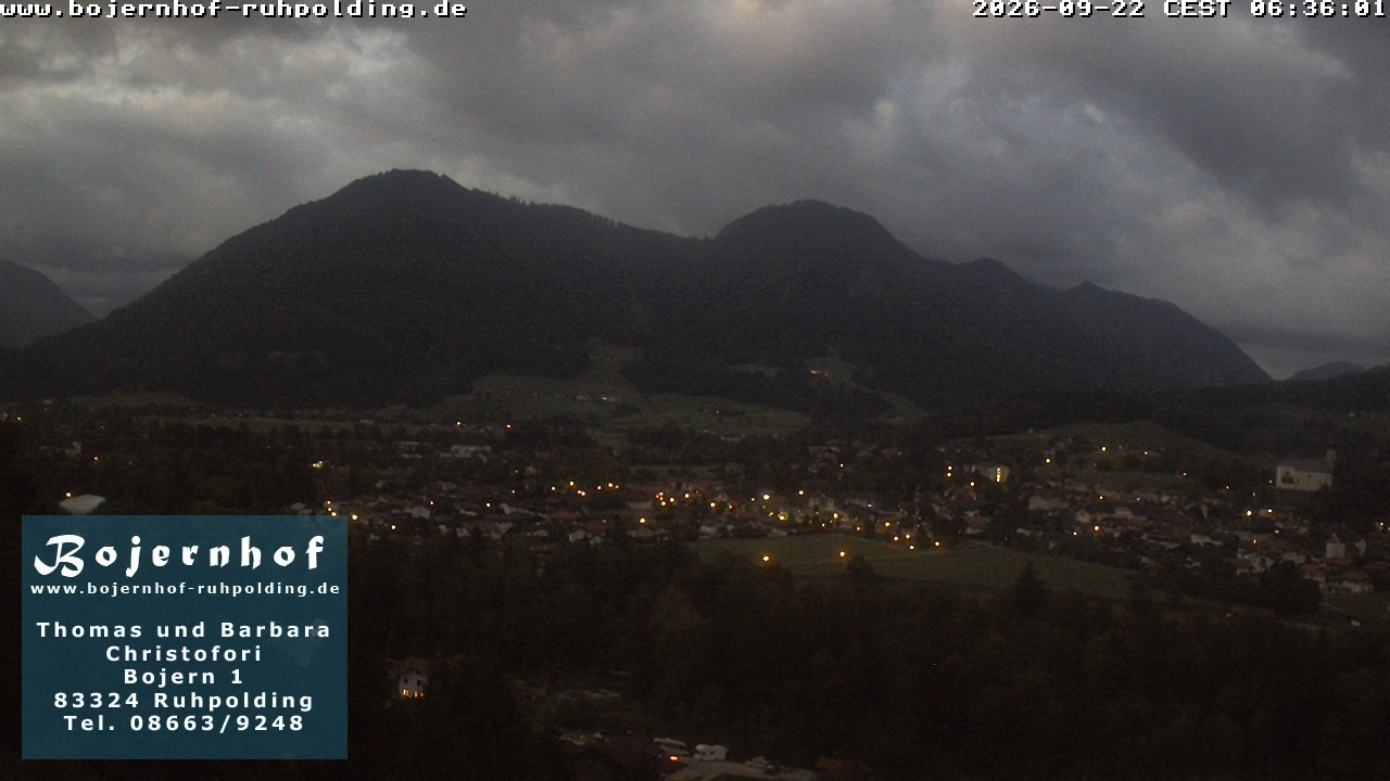 Archiv Foto Webcam Ruhpolding: Unterkunft Bojernhof