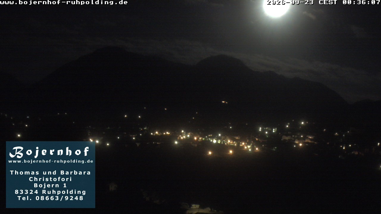 Archiv Foto Webcam Ruhpolding: Unterkunft Bojernhof