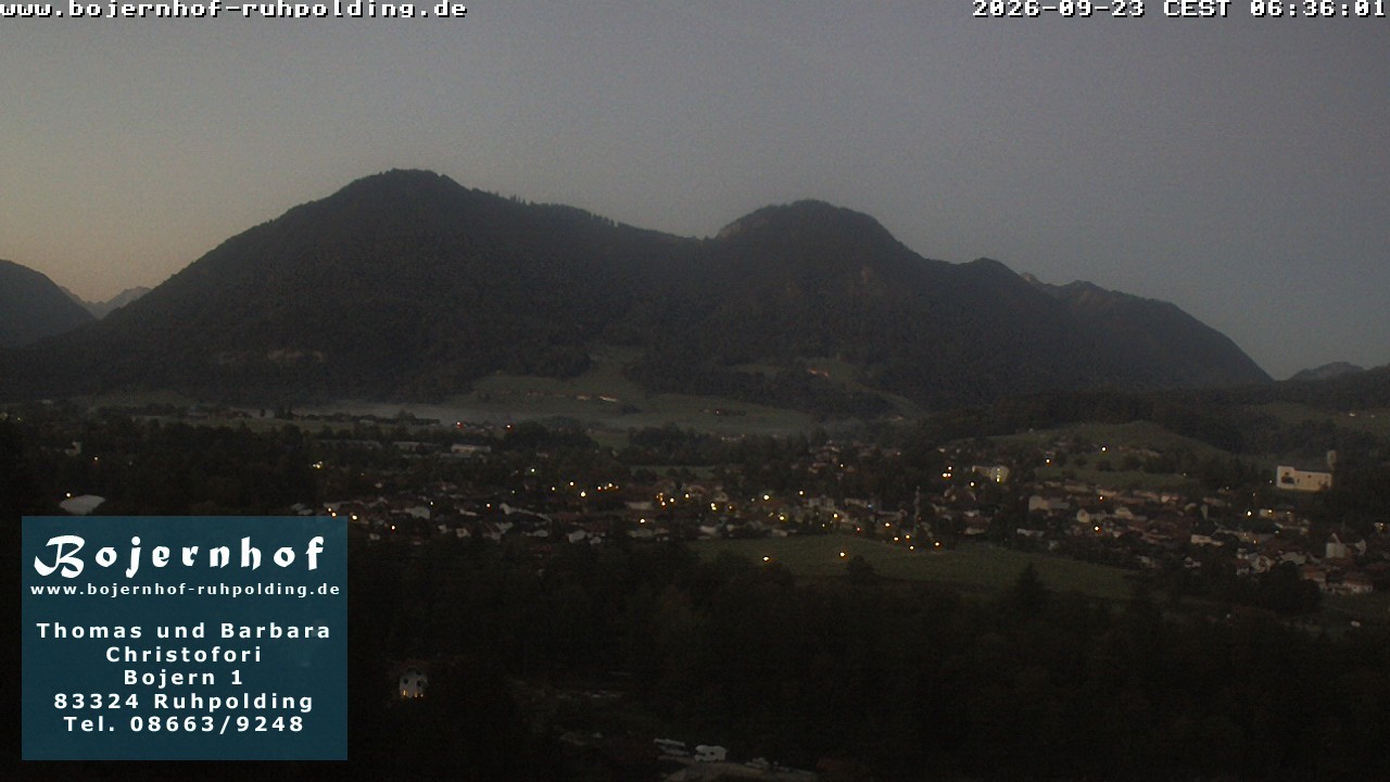 Archiv Foto Webcam Ruhpolding: Unterkunft Bojernhof
