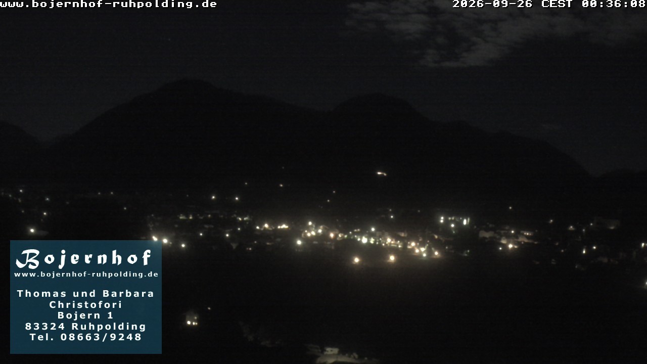 Archiv Foto Webcam Ruhpolding: Unterkunft Bojernhof
