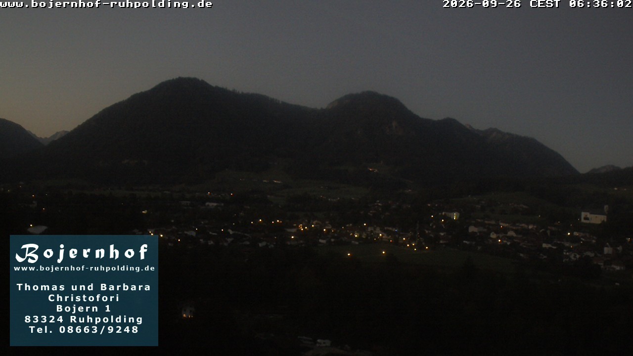 Archiv Foto Webcam Ruhpolding: Unterkunft Bojernhof