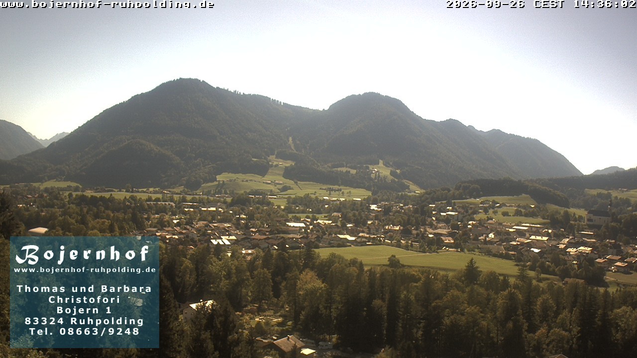 Archiv Foto Webcam Ruhpolding: Unterkunft Bojernhof
