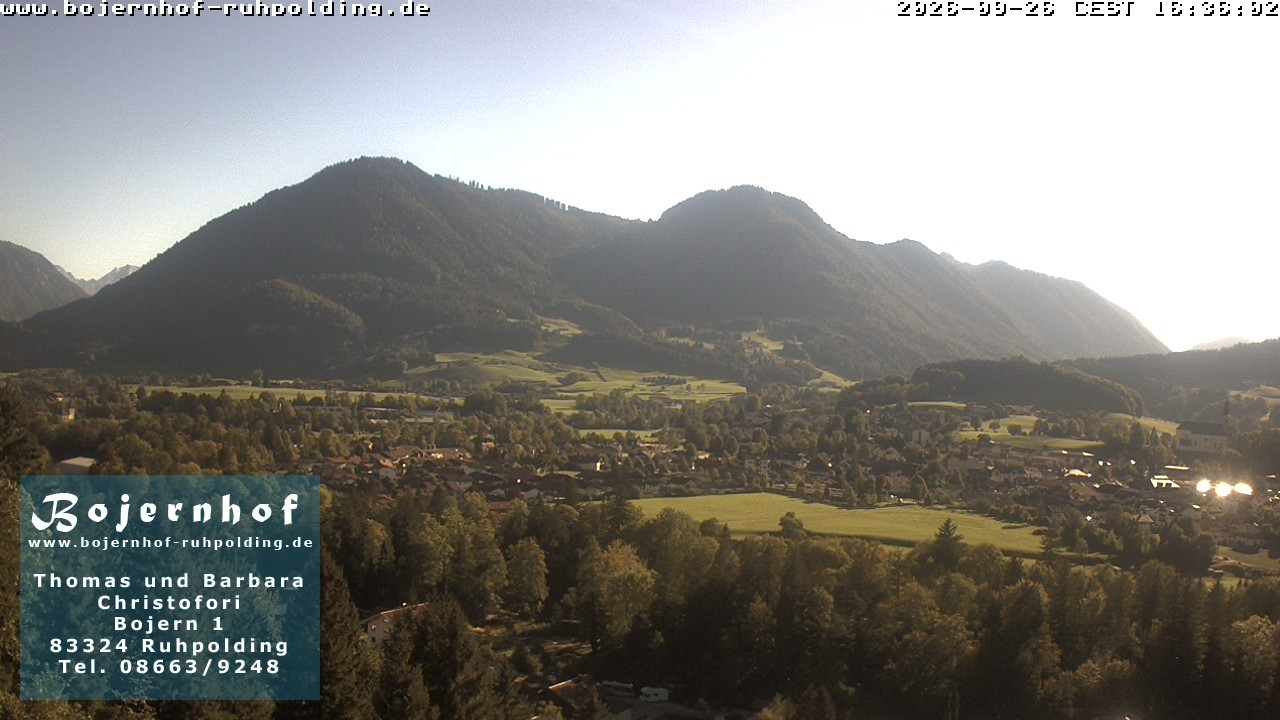 Archiv Foto Webcam Ruhpolding: Unterkunft Bojernhof