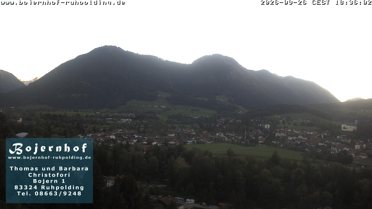 Archiv Foto Webcam Ruhpolding: Unterkunft Bojernhof
