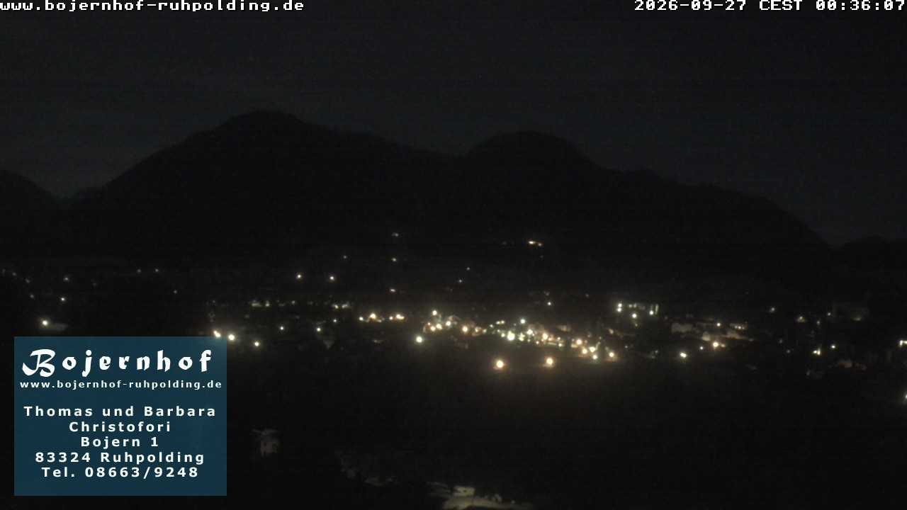 Archiv Foto Webcam Ruhpolding: Unterkunft Bojernhof