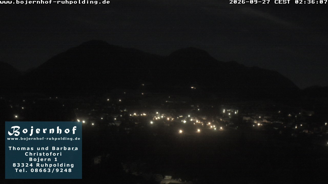 Archiv Foto Webcam Ruhpolding: Unterkunft Bojernhof