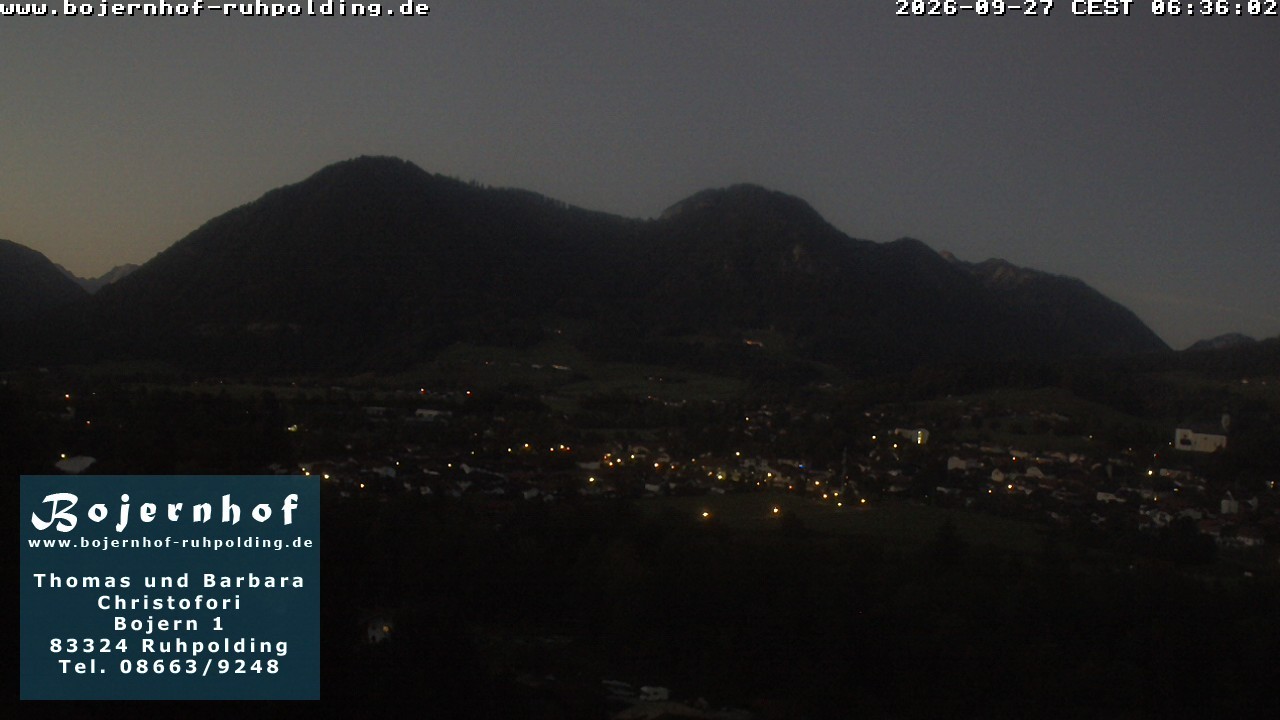 Archiv Foto Webcam Ruhpolding: Unterkunft Bojernhof