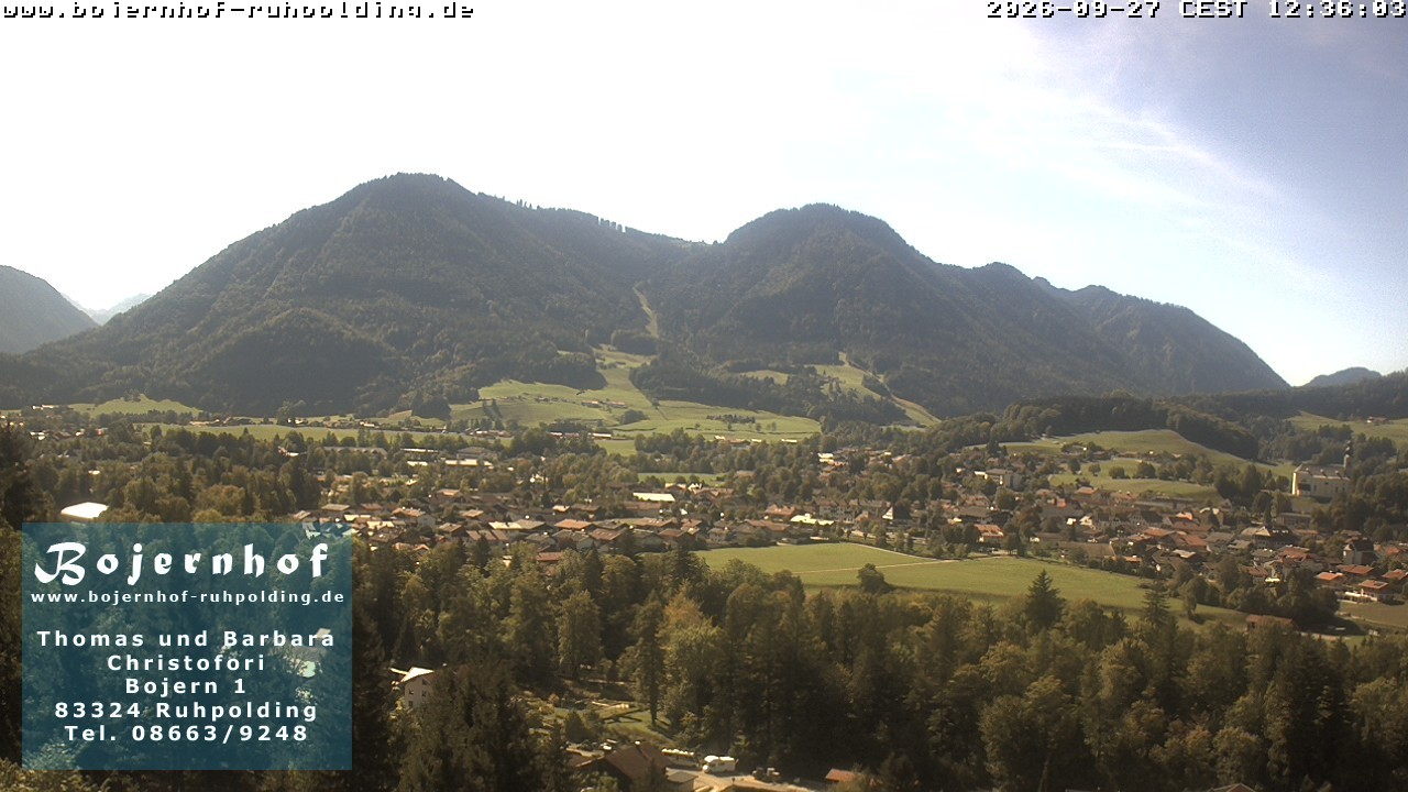 Archiv Foto Webcam Ruhpolding: Unterkunft Bojernhof