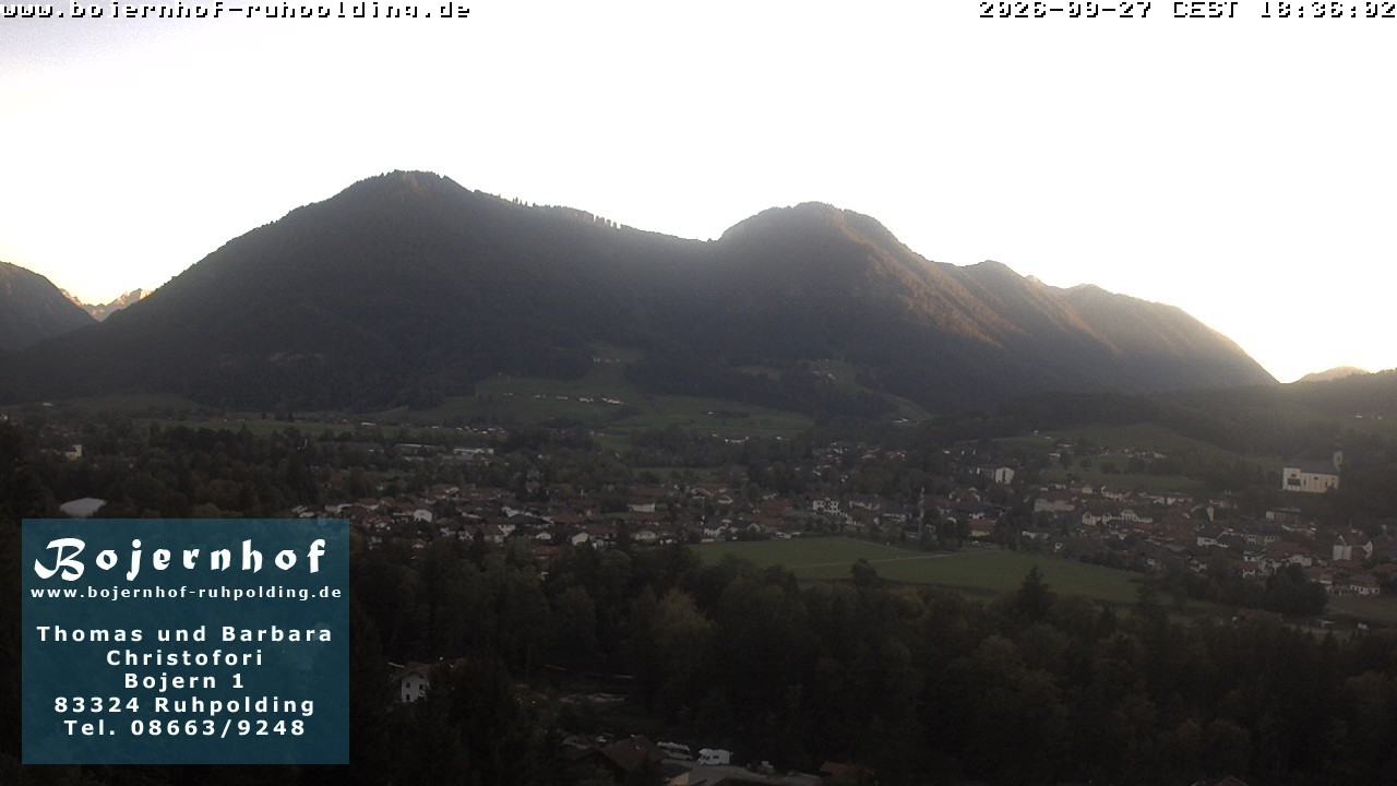 Archiv Foto Webcam Ruhpolding: Unterkunft Bojernhof
