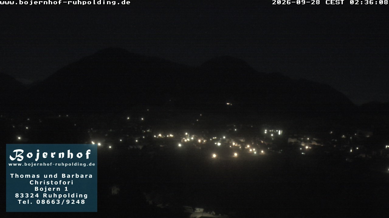 Archiv Foto Webcam Ruhpolding: Unterkunft Bojernhof