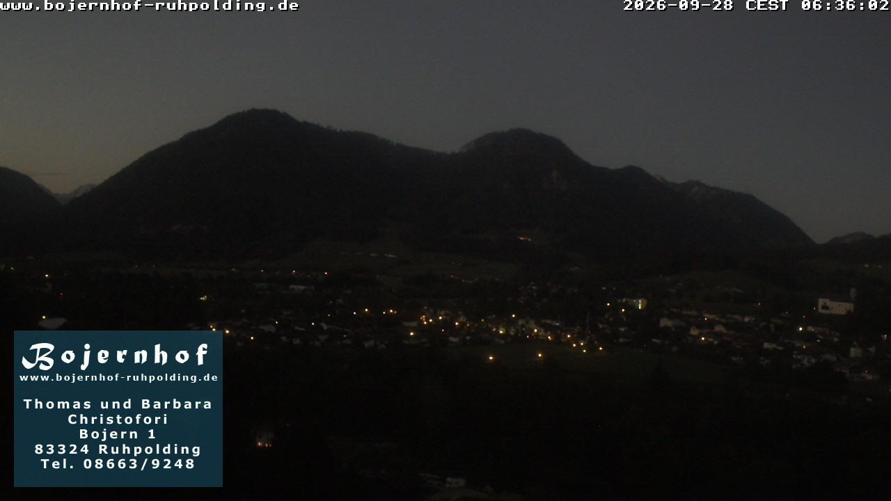 Archiv Foto Webcam Ruhpolding: Unterkunft Bojernhof