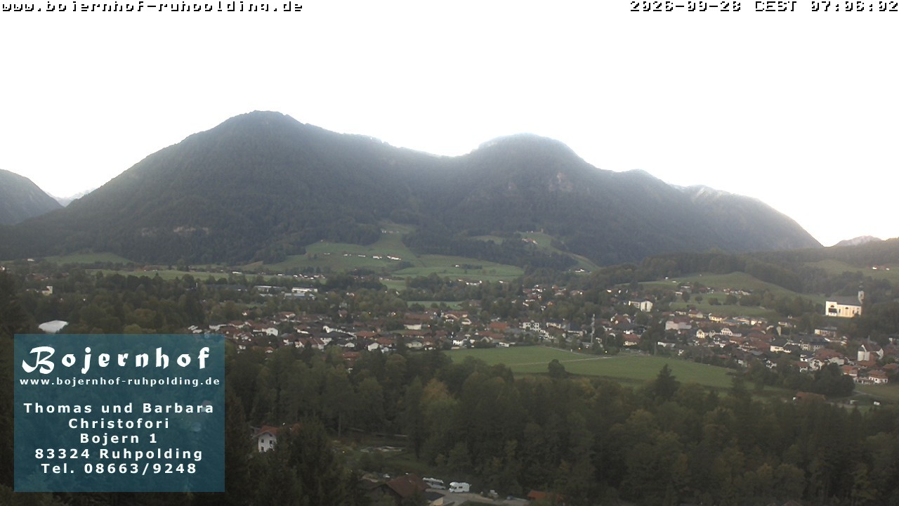 Archiv Foto Webcam Ruhpolding: Unterkunft Bojernhof