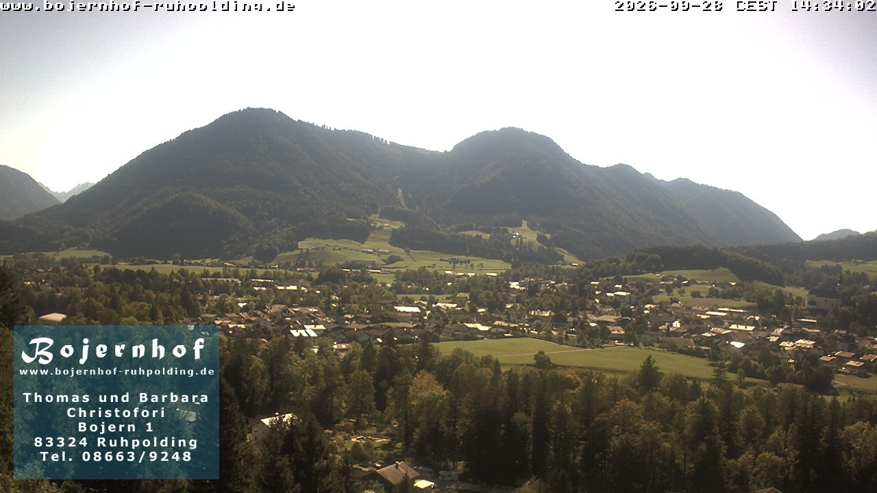 Archiv Foto Webcam Ruhpolding: Unterkunft Bojernhof