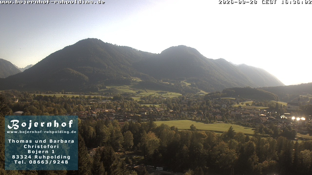 Archiv Foto Webcam Ruhpolding: Unterkunft Bojernhof