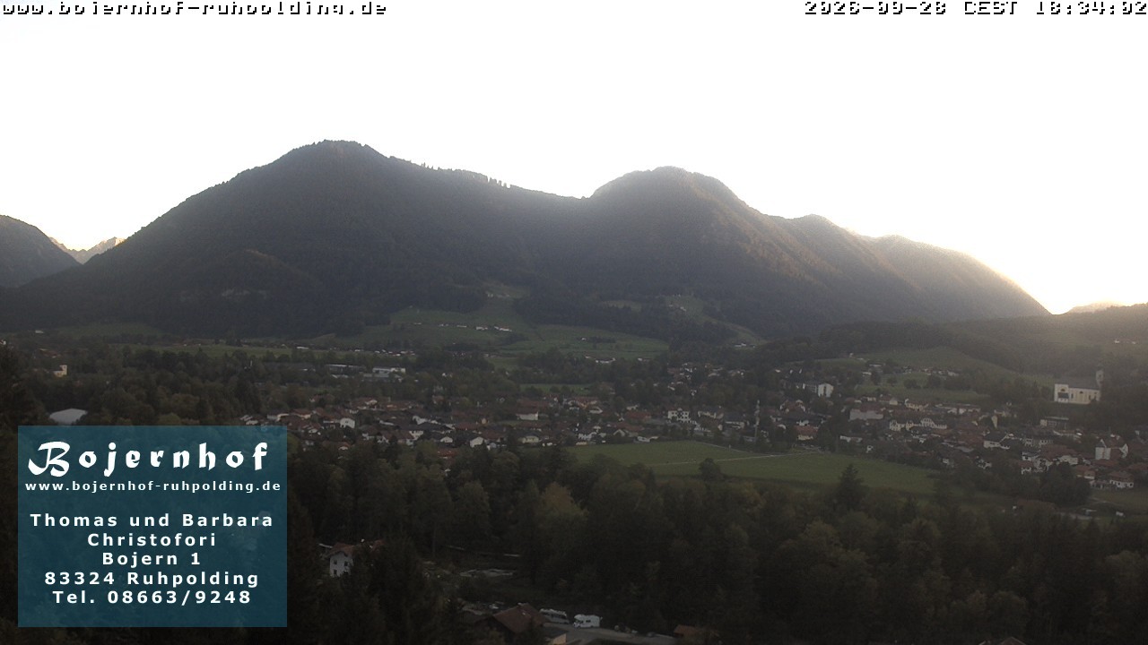 Archiv Foto Webcam Ruhpolding: Unterkunft Bojernhof