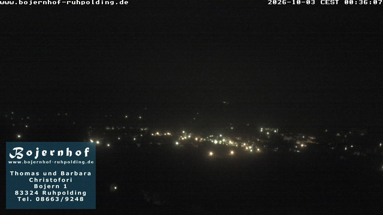 Archiv Foto Webcam Ruhpolding: Unterkunft Bojernhof