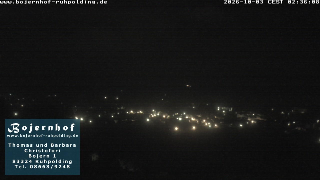 Archiv Foto Webcam Ruhpolding: Unterkunft Bojernhof