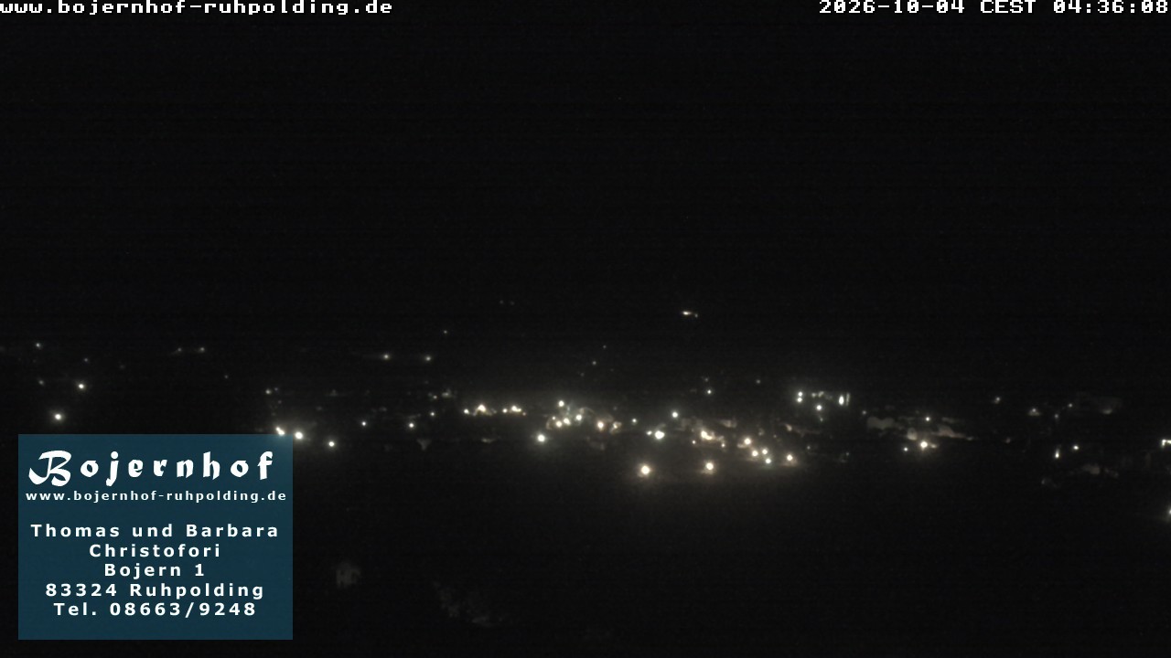 Archived image Webcam Accommodation Bojernhof