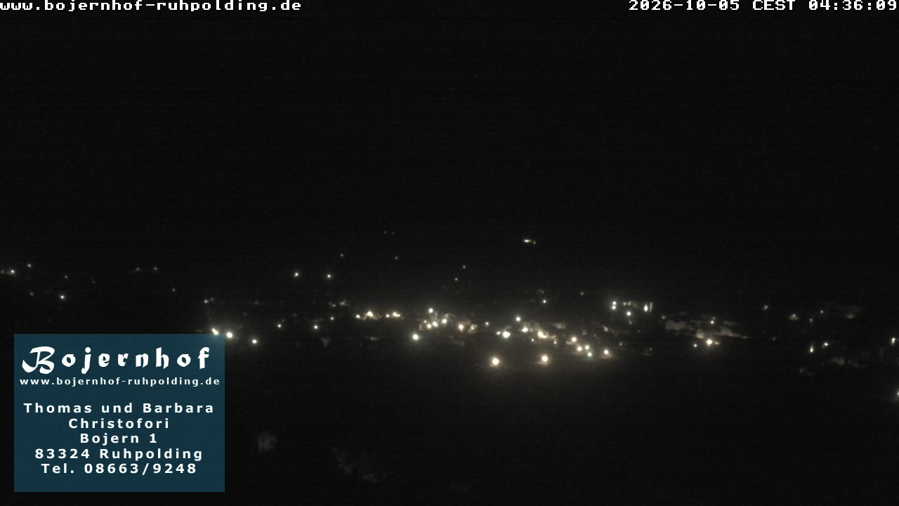 Archived image Webcam Accommodation Bojernhof
