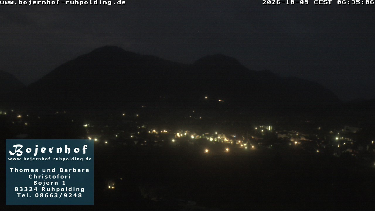 Archived image Webcam Accommodation Bojernhof