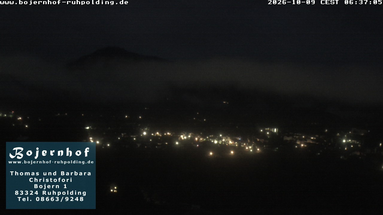 Archiv Foto Webcam Ruhpolding: Unterkunft Bojernhof