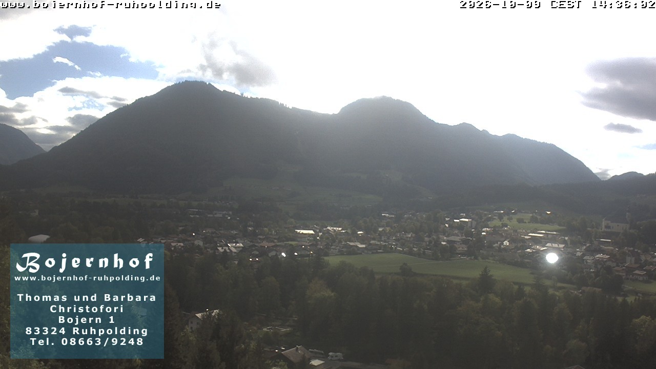 Archiv Foto Webcam Ruhpolding: Unterkunft Bojernhof