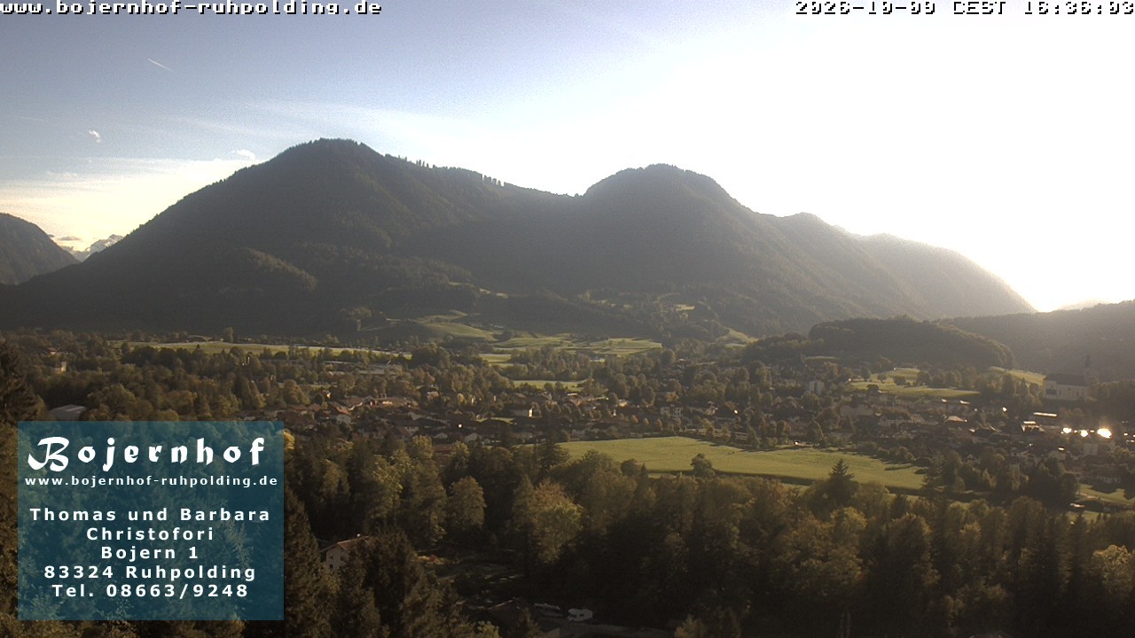 Archiv Foto Webcam Ruhpolding: Unterkunft Bojernhof
