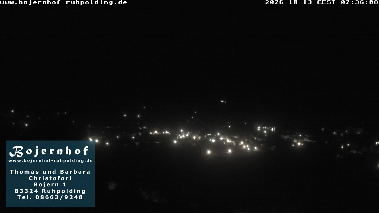Archiv Foto Webcam Ruhpolding: Unterkunft Bojernhof