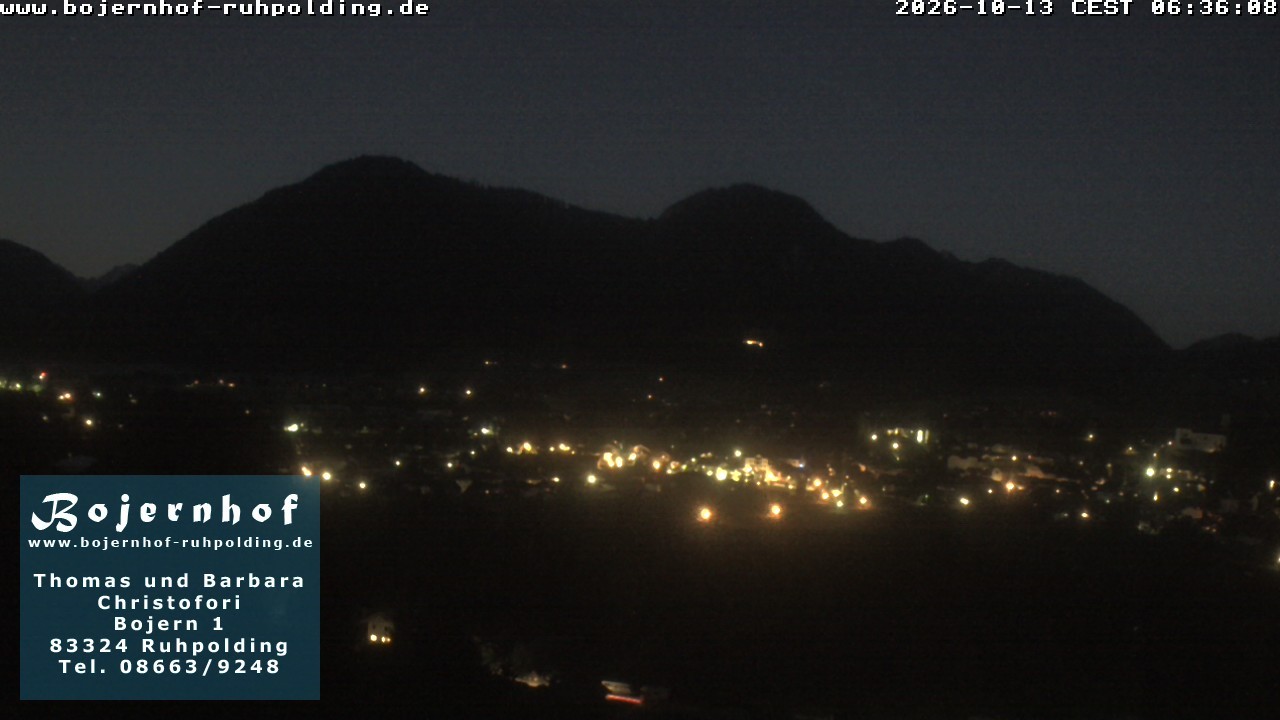 Archiv Foto Webcam Ruhpolding: Unterkunft Bojernhof