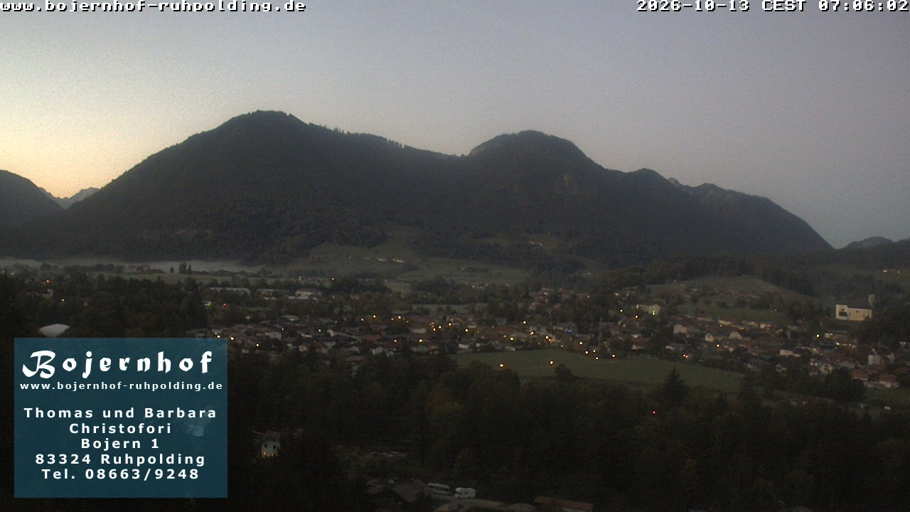 Archiv Foto Webcam Ruhpolding: Unterkunft Bojernhof