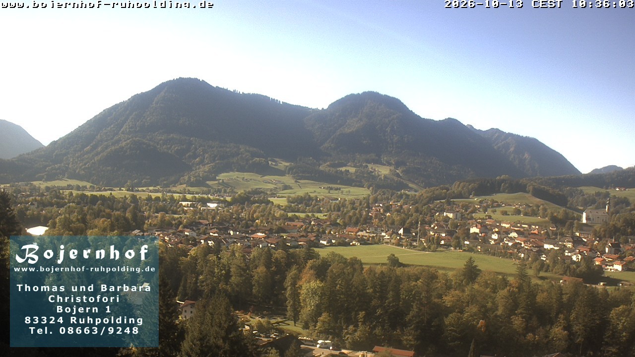 Archiv Foto Webcam Ruhpolding: Unterkunft Bojernhof