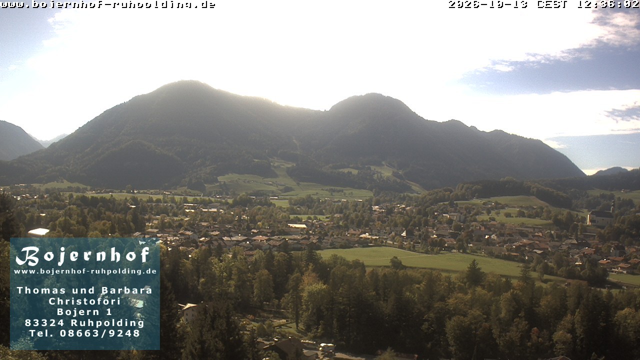 Archiv Foto Webcam Ruhpolding: Unterkunft Bojernhof