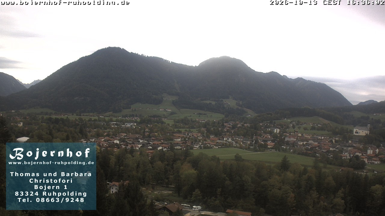 Archiv Foto Webcam Ruhpolding: Unterkunft Bojernhof