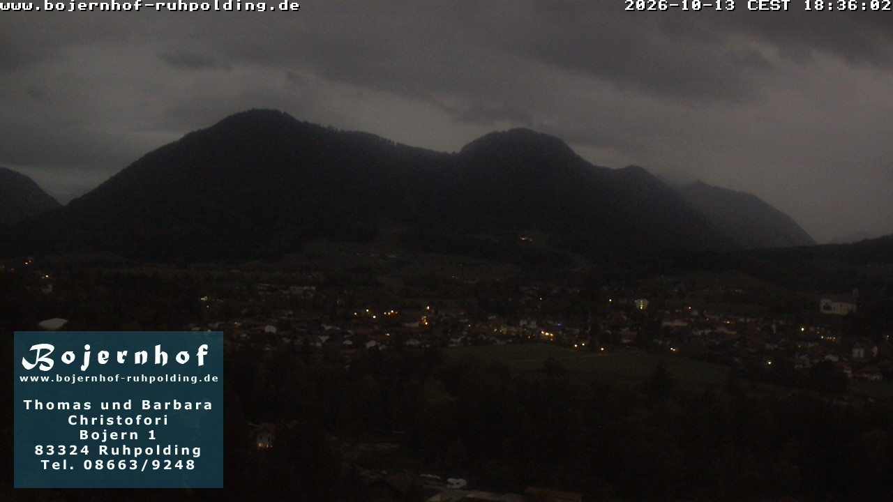 Archiv Foto Webcam Ruhpolding: Unterkunft Bojernhof