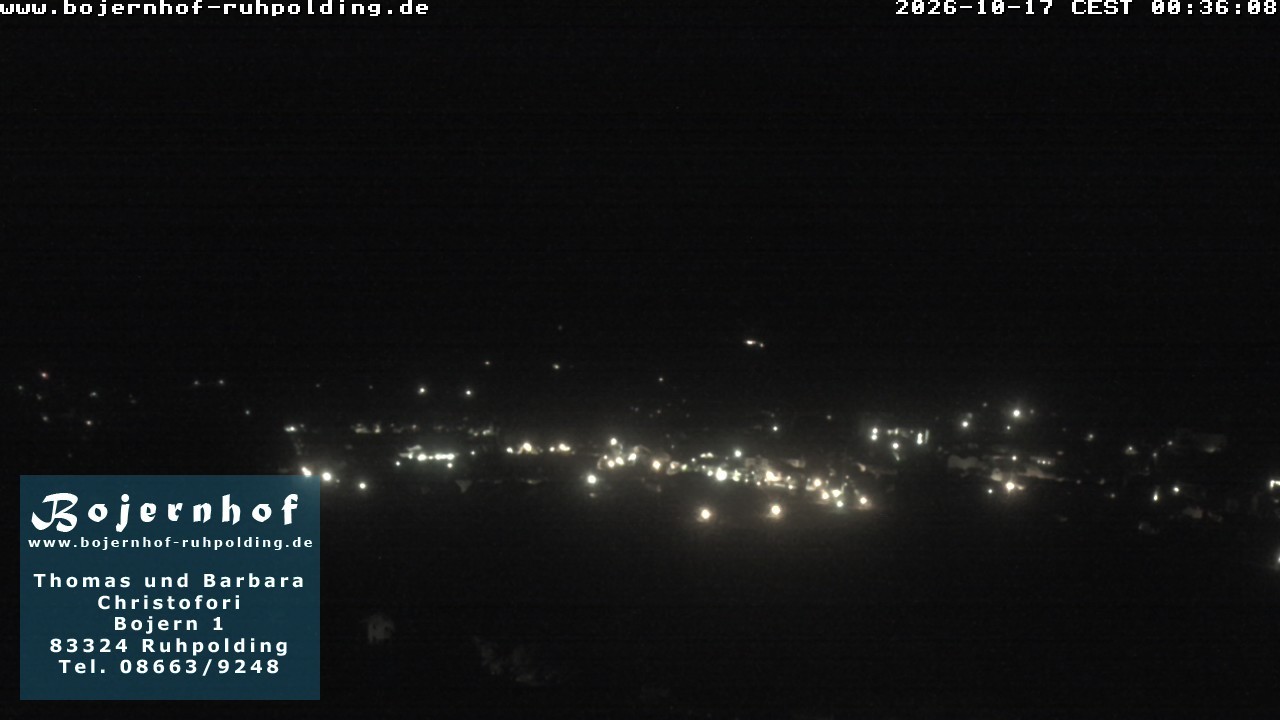 Archiv Foto Webcam Ruhpolding: Unterkunft Bojernhof