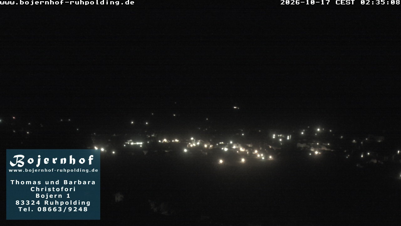 Archiv Foto Webcam Ruhpolding: Unterkunft Bojernhof