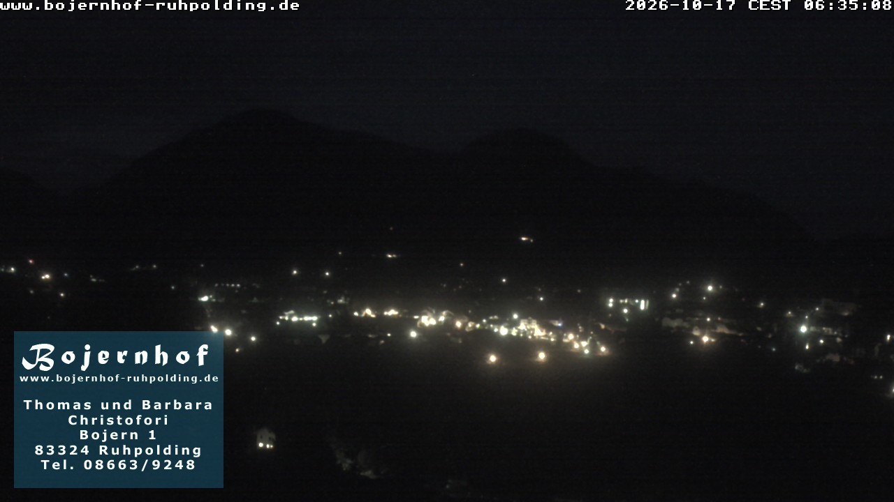 Archiv Foto Webcam Ruhpolding: Unterkunft Bojernhof