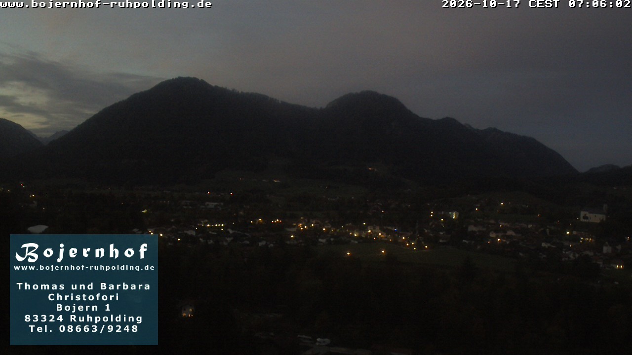 Archiv Foto Webcam Ruhpolding: Unterkunft Bojernhof